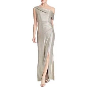 Ralph Lauren One Shoulder Gown